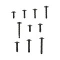 380 Piece Self Drilling Screws Kit For Metal And Wood 410 Stainless Steel 8 10 Phillips Modified Truss Head Black Oxide Coated