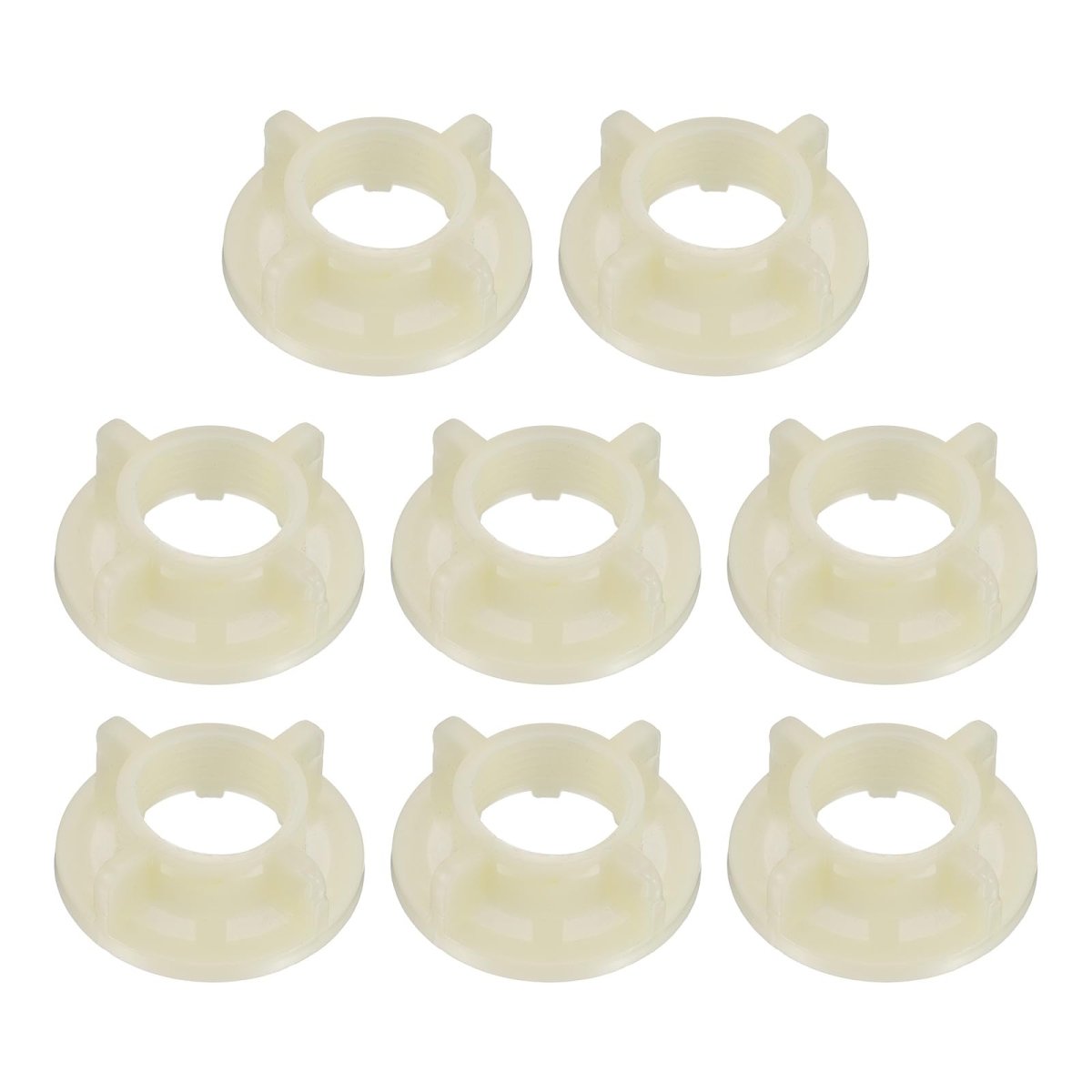 8 Pcs Faucet Mounting Lock Nut G1 2 Pp Plastic Winged Locknuts For Kitchen And Bathroom Sink Installation Beige 1 57 In Outer