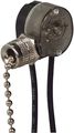 Cooper Wiring Devices Bp458np-sp-l 3-amp 125-volt Single Pole Pull Chain With End Bell Canopy Switch Nickel Finish 