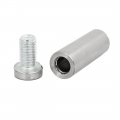 Uxcell 16mmx50mm Stainless Steel Glass Table Spacers Standoff Fixing Screws Bolts 4pcs