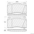 Stoptech 103 10010 Brake Pad Ceramic 