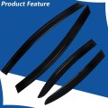 Window Visors Shade Sun Rain Wind Guards For Civic 4 Door Sedan 2006 2011 Pieces Black Acrylic Side Deflectors