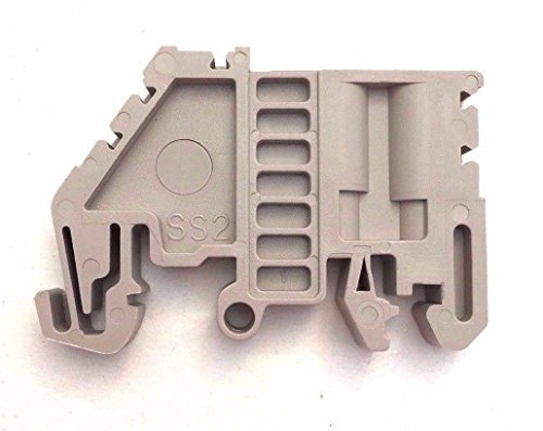 Dinkle Ss2 Din Rail Terminal Block End Bracket Pack Of 50