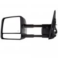 Aintier Towing Mirror Fit For 2007-2017 Toyota Tundra Tow With Power Adjusted Heated Turn Signal Light Black Housing