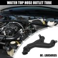Water Hose Pipe Thermostat Top Outlet Tube Lr050935 For Land Rover Range 2010-2016 Plastic Black