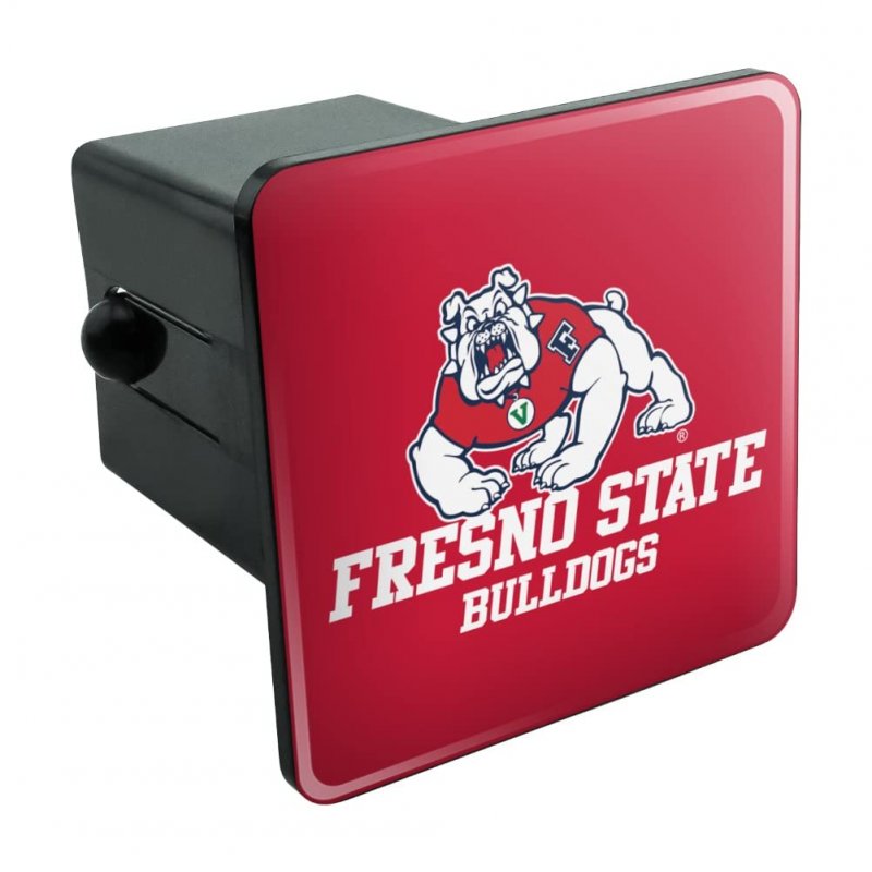 Fresno State Bulldog Tow Trailer Hitch Cover Plug Insert 2 In Heavy Duty Abs Plastic Receiver With Uv Resistant Design