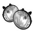 Fl-ctah07-c Clear Fog Light Set For Gmc Acadia Avalanche Camaro Chrome Waterproof Housing With Bulbs And Wiring Harness 2 Piece 