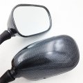 Smt-oem Style Racing Mirrors Compatible With Yzf R6 Yzfr6 Yzf-r6 2001 2002 Carbon B00rnisv6w