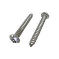10 X 1 5 In Stainless Steel Button Head Tamperproof Torx Sheet Metal Screws Box Of 100 