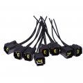 Modular Ignition Coil Harness Connector Pigtails For 4 6l 5 4l 6 8l Ford Mustang Cobra 8pcs