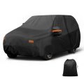 Car Cover Outdoor Waterproof Sun Rain Snow Hail Protection With Left Side Door Zipper 210d-pu For Lincoln Aviator 