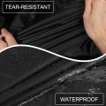 Car Cover Outdoor Waterproof Sun Rain Snow Hail Protection With Left Side Door Zipper 210d-pu For Lincoln Aviator