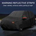 Car Cover Outdoor Waterproof Sun Rain Snow Hail Protection With Left Side Door Zipper 210d-pu For Lincoln Aviator