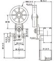 Suns International Snd4118-sl2-a Adjustable Rubber Roller Safety Limit Switch 