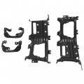 Kuafu Front Bumper Bracket Fog Light Compatible With 2009-2012 Dodge Ram 1500 Mounting Lamp Replacement For 68056631aa