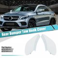 Uxcell 1 Pair Front Left Right Bumper Tow Hook Cover Towing Eye Cap For Mercedes-benz Gle 400 2016-2019 No A2928854922