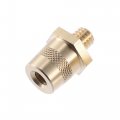 X Autohaux 2 Pair 3 8 Battery Terminal Connector Brass Tone Post Adapter Stud Extender Screws Nuts