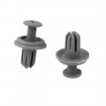 Uxcell Universal Plastic Rivets Car Door Trim Fender Bumper Clips 6mm Hole 70pcs Gray