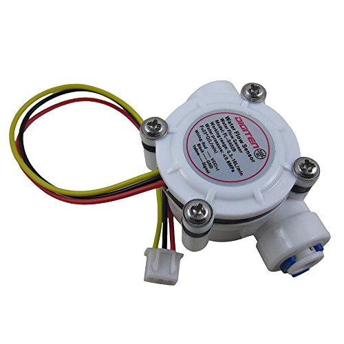 1 4 In Quick Connect Water Hall Effect Flow Sensor Meter 0 3 To 10l Min Range 24 Vdc Fl-s402b For Android And Pi Systems