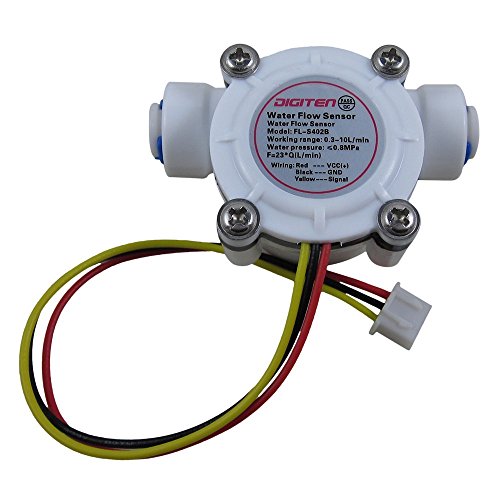 1 4 In Quick Connect Water Hall Effect Flow Sensor Meter 0 3 To 10l Min Range 24 Vdc Fl-s402b For Android And Pi Systems