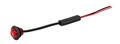 Maxxima M09300ras Red 3 4 Round Clearance Auxiliary Stop Tail Turn Light 