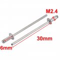 Uxcell M2 4x6mm Aluminum Open End Countersunk Head Blind Rivets Silver Tone 100pcs