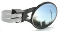 Axia Alloys Locking Black 4 Inch Billet Aluminum Convex Side View Mirror Dune Buggy Sand Rail 