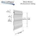 Recpro Mesa Metal Aluminum Rv Trailer Siding 8 X 72 S Lock Design Resists Corrosion Cracking Lightweight 1 Pearl Cat Green
