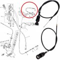 Glenparts Carburetor With Throttle Cable Push Choke Replaces For Yamaha Pw50 Y-zinger 1981-2020 2021 2022 2023 Gt Motor G50t