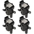 Set Of 4 Ignition Coils Uf262 For Gmc Yukon 5 3l V8 2000 To 2006 Chevrolet Silverado Suburban Tahoe Cadillac Escalade Buick