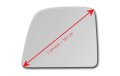 Mirror Glass With Full Size Adhesive For 2014-2022 Ford Transit Connect Driver Side View Left Lh