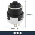 Uxcell Ignition Switch With 2 Keys For Jcb Excavator Parts And Nh Case Jcb200 Jcb220