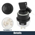 Uxcell Ignition Switch With 2 Keys For Jcb Excavator Parts And Nh Case Jcb200 Jcb220