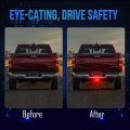 Trailer Hitch Lights Led Brake Tail Light 15 Leds Red Lens Cover For 2 In Receiver Truck Suv Ly039-1 With 4 Way Flat Pin