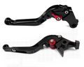 Pair Motorcycle Parts Clutch Lvers Brake Levers Extendable Foldable Folding Set Black Fit For Aprilia Falco Sl1000 2000-2004