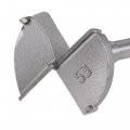 Uxcell Forstner Wood Boring Drill Bits 53mm 55mm 60mm Dia Hole Saw Carbide Alloy Steel Tip Round Shank Cutting For Hinge