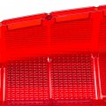 Hecasa 1x Pair Rear Tail Light Taillight Lens Compatible With 1972-1980 Dodge Truck Plymouth Power Wagon Red White