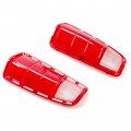 Hecasa 1x Pair Rear Tail Light Taillight Lens Compatible With 1972-1980 Dodge Truck Plymouth Power Wagon Red White