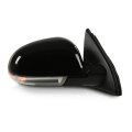 Mirror Power Heated Turn Signal Puddle Light Right Passenger Side For Volkswagen Jetta 2005-2010 Vw1321123 1k1857508bh9b9 