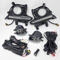 Ledin Led Fog Light Drl Compatible For 2014-2016 Highlander Switch Bezel Wire Kit Upgrade 
