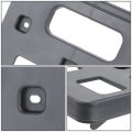 Factory Style Front License Plate Mounting Bracket Compatible With Honda Ridgeline 17-20 Matte Black