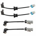 Set Of 4 Abs Wheel Speed Sensors Front Rear Left Right For Chevy Equinox 2005 2006 Pontiac Torrent Saturn Vue 2002 2007 Als1344 