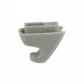 X Autohaux Gray Car Plastic Sun Visor Hook Clip Bracket Retainer 15882854 For Chevy Silverado 1500 Tahoe Gmc Sierra Yukon