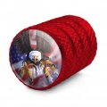 American Flag Patriotic Eagle Valve Stem Caps For Tire Rim Wheel Aluminum Red