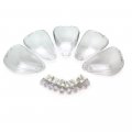 Httmt 5 Clear Roof Clearance Running Light Cab Marker Lens Cover Compatible With Ford Pickup Truck