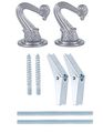 Bp Lamp 2 Hook Swag Kit Chrome 