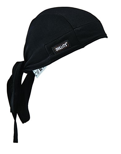 Chill-its 6615 Absorptive Moisture-wicking Dew Rag Black