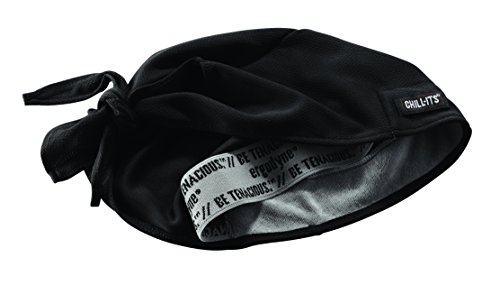Chill-its 6615 Absorptive Moisture-wicking Dew Rag Black