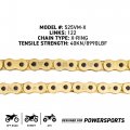 Niche Drive Sprocket Chain Combo For Honda Shadow Spirit 750 Front 17 Rear 42 Tooth 525vm-x X-ring 122 Links