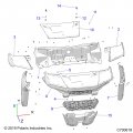 Polaris Ranger Liner-under Hood Blk Genuine Oem Part 5455126-070 Qty 1
